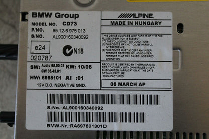 Audio & Visual Equip.(radio) BMW 325I 06