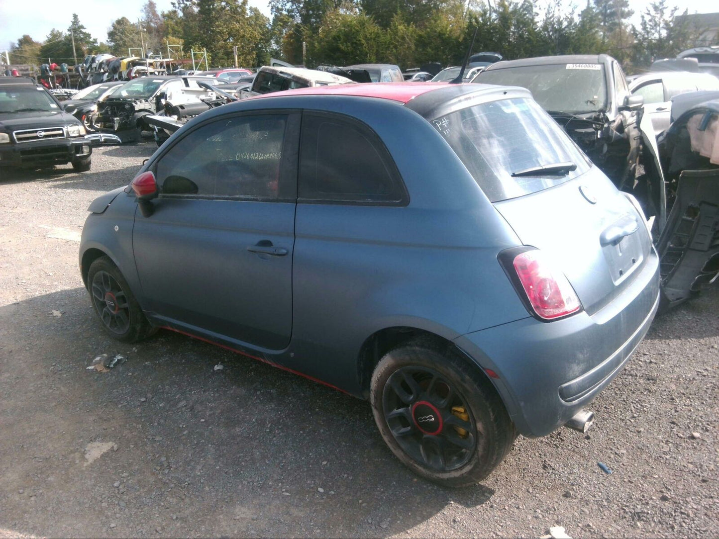 Rear Seat Belt FIAT 500 Left 13