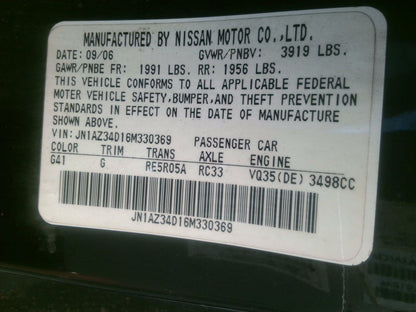 Transmission Assy. NISSAN 350Z 06