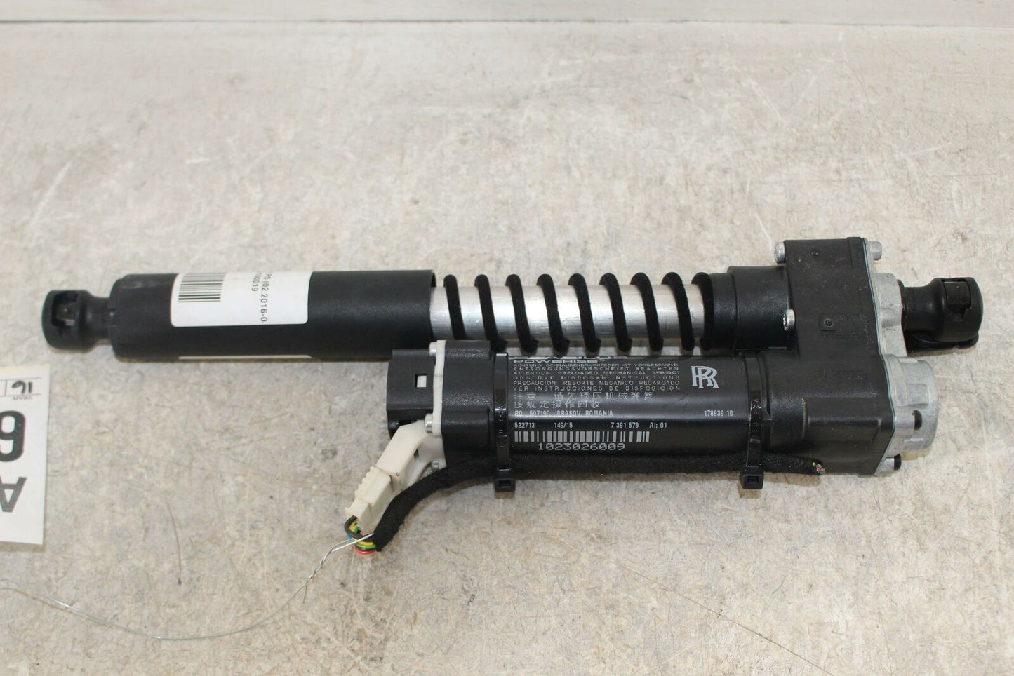 Tailgate Lift Motor ROLLS ROYCE 16