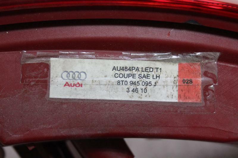 Tail Light Assembly AUDI S5 Left 08 09 10 11 12