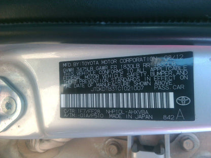 Transmission Assy. TOYOTA PRIUS 12 13 14 15 16 17 18 19