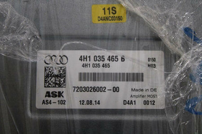 Audio & Visual Equip.(radio) AUDI S8 13 14 15 16 17