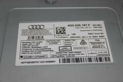 Audio & Visual Equip.(radio) AUDI S6 13 14 15 16 17