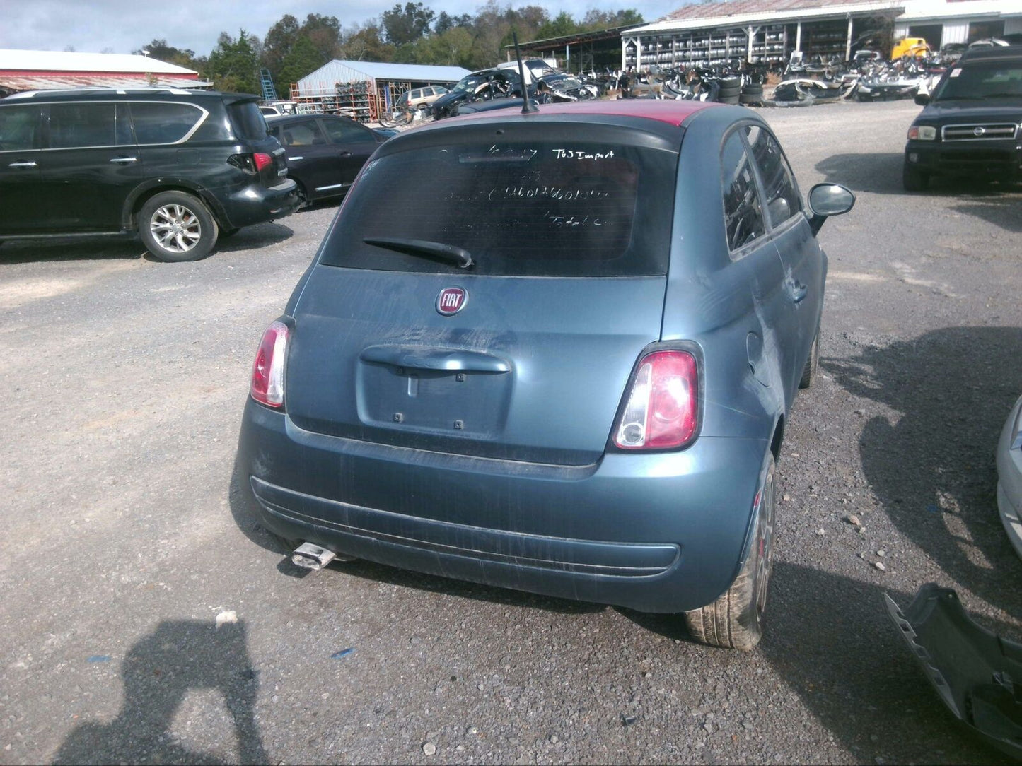 Rear Seat Belt FIAT 500 Left 13