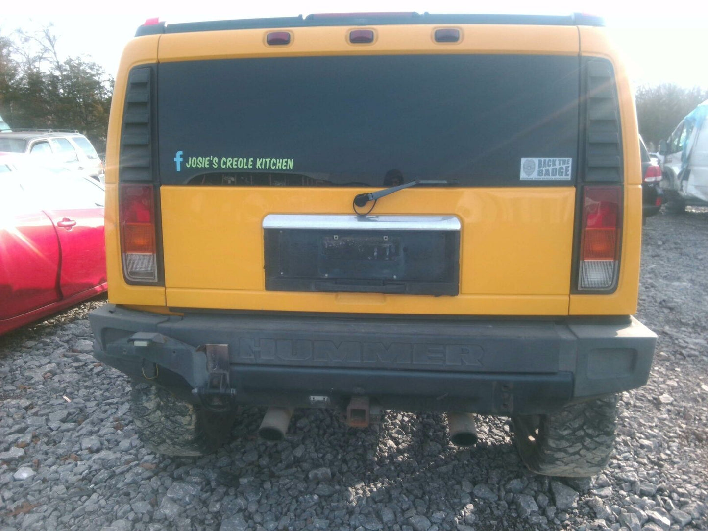 Rear Door HUMMER H2 Right 03 04 05 06 07 08 09