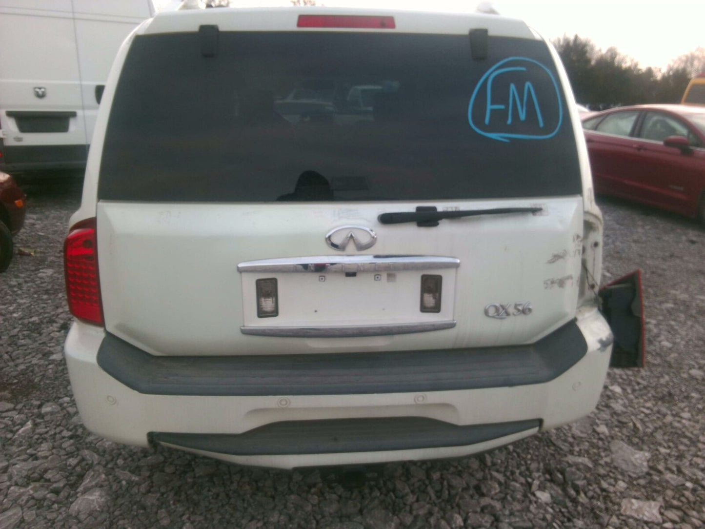 Rear Door INFINITI QX56 Left 04 05 06 07 08 09 10