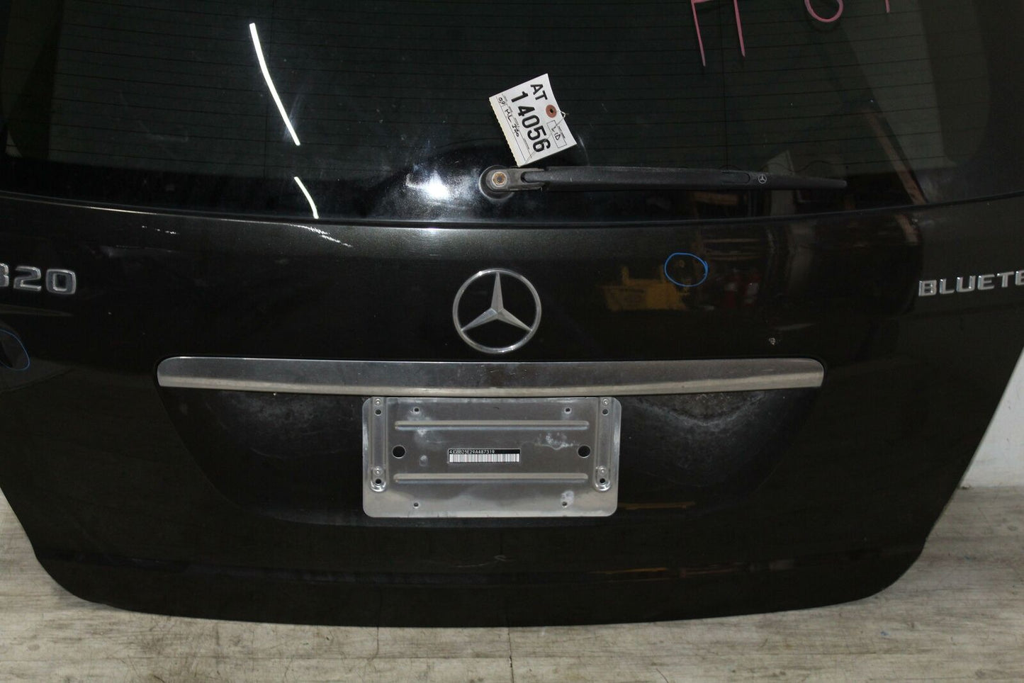 Trunk/decklid/hatch/tailgate MERCEDES ML SERIES 09 10 11