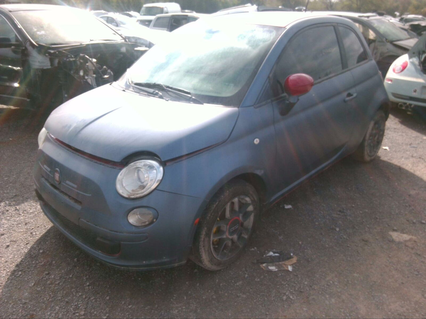 Rear Seat Belt FIAT 500 Left 13