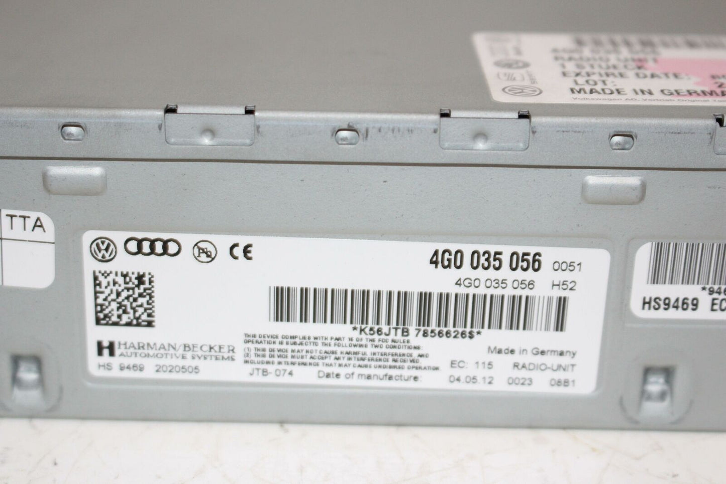 Audio & Visual Equip.(radio) AUDI S6 10 11